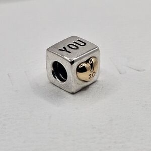 ♥️Authentic Pandora ⭐️LIMITED EDITION⭐️ 20th ANNIVERSARY LOVE DICE CHARM